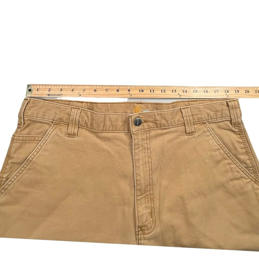 Carhartt Rugged Flex Mens 38 Brown 10
